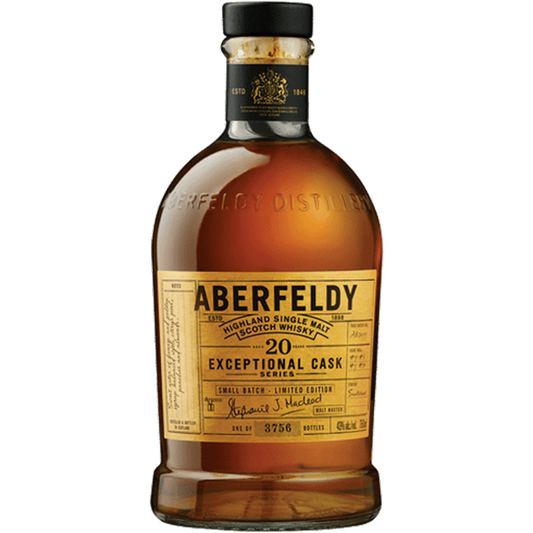 ABERFELDY Highlands Single Malt Whisky 20yr - Liquor Bar Delivery