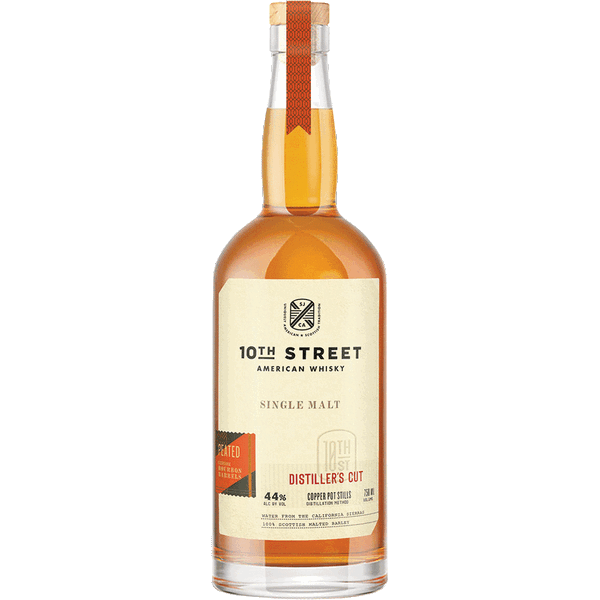 10TH STREET Distillers Cut Peated American Single Malt Whiskey-88 pf - Liquor Bar Delivery