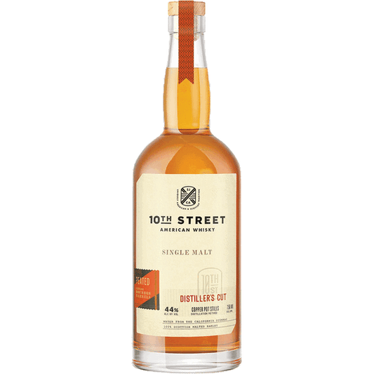 10TH STREET Distillers Cut Peated American Single Malt Whiskey-88 pf - Liquor Bar Delivery