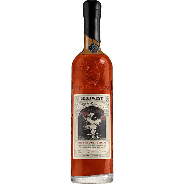 HIGH WEST THE PRISONER'S SHARE BLEND OF STRAIGHT WHISKEYS - Liquor Bar Delivery