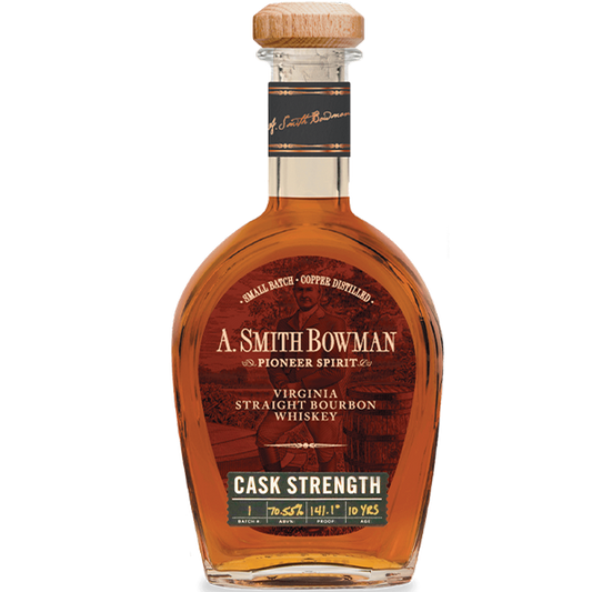 ABRAHAM BOWMAN Virginia Straight Bourbon Whiskey Cask Strength 10yr - Liquor Bar Delivery