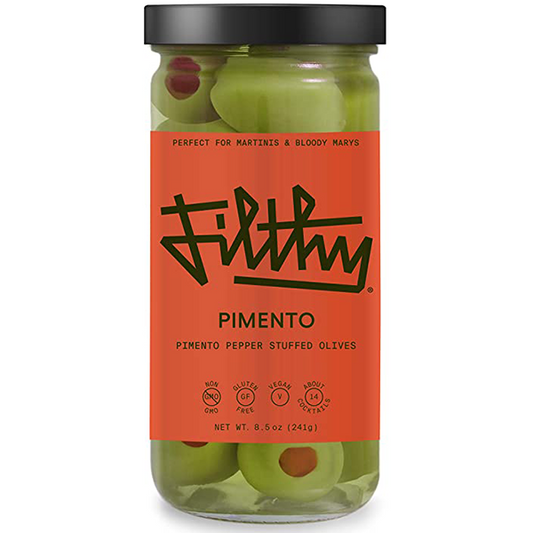 Filthy Pimento Stuffed Olives - Liquor Bar Delivery