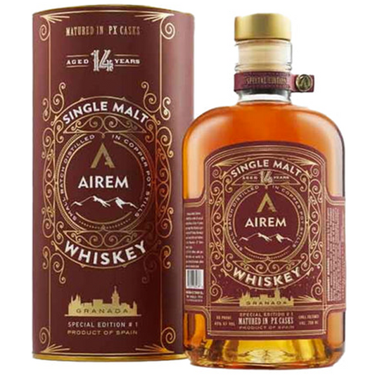 AIREM Single Malt Whiskey Matured in Pedro Ximenez Cask 14yr - Liquor Bar Delivery