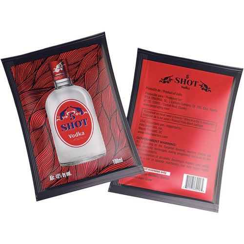 5 Shot - Vodka 10x100ml - Liquor Bar Delivery