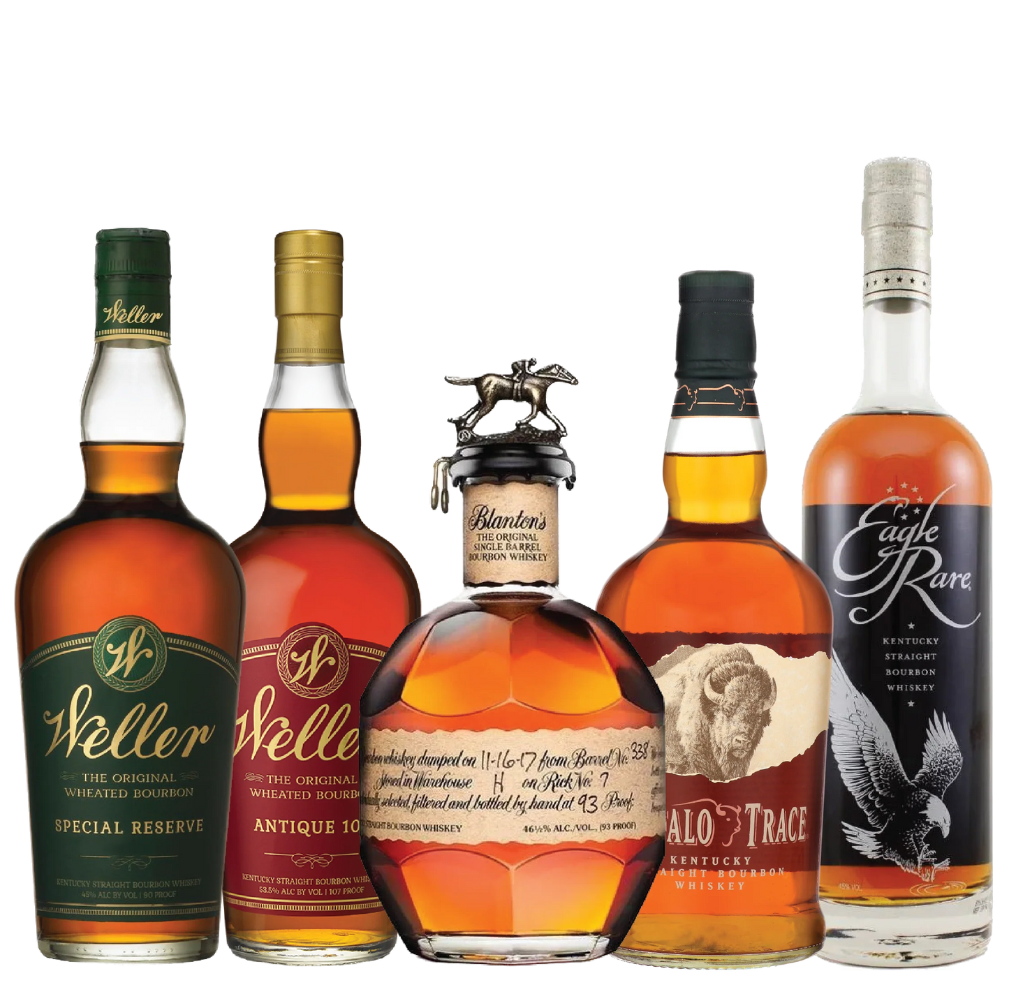 Blanton's, Eagle Rare, Buffalo Trace, & Weller Bundle - Liquor Bar Delivery