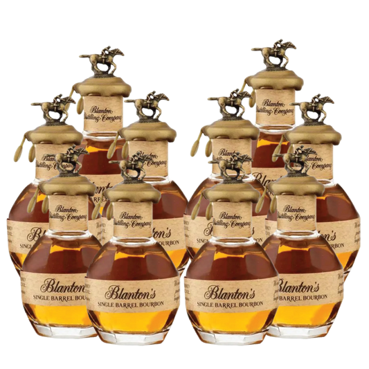 10 Blanton's Miniature Bourbon 50ml Shot Bundle - Liquor Bar Delivery