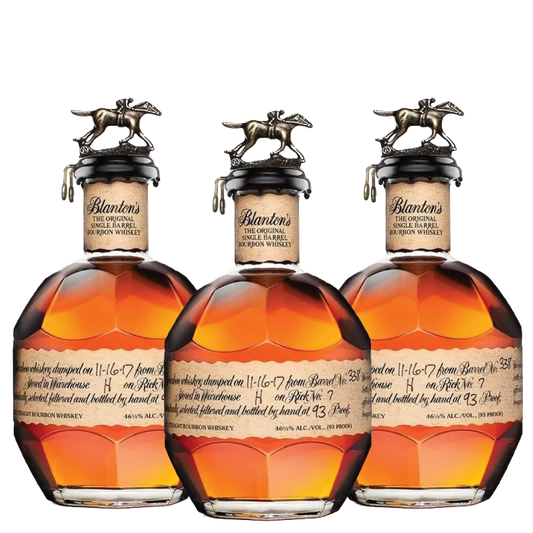 3 Bottles of Blanton's Single Barrel Bourbon Bundle - 750ml - Liquor Bar Delivery