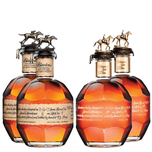 2 Blanton's Single Barrel & 2 Blanton’s Gold Edition