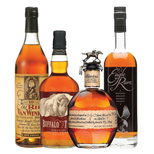 Buffalo Trace, Blanton's Single Barrel, Eagle Rare and Pappy Van Winkle 10 Bundle 