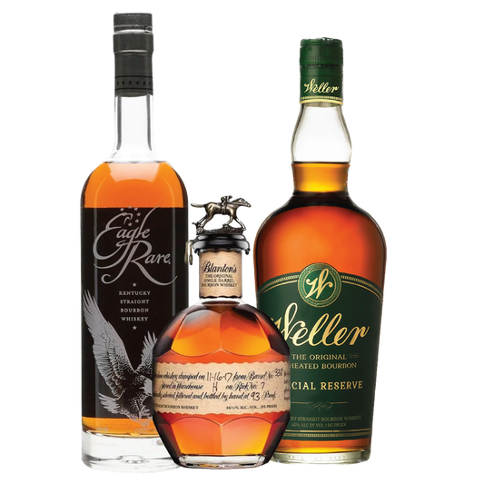 Eagle Rare, Blanton's Single Barrel and Weller Special Reserve Bundle - Liquor Bar Delivery