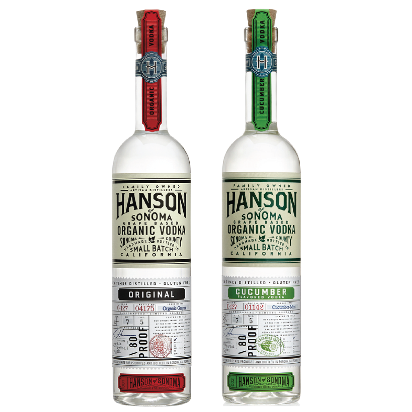 Hanson of Sonoma Organic  Vodka Package - 750ml