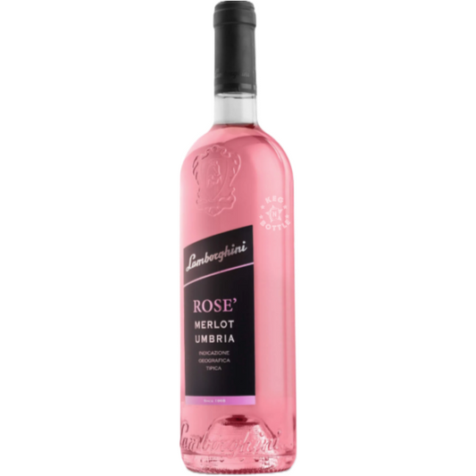 Lamborghini Rose Merlot Umbria 750ml - Liquor Bar Delivery