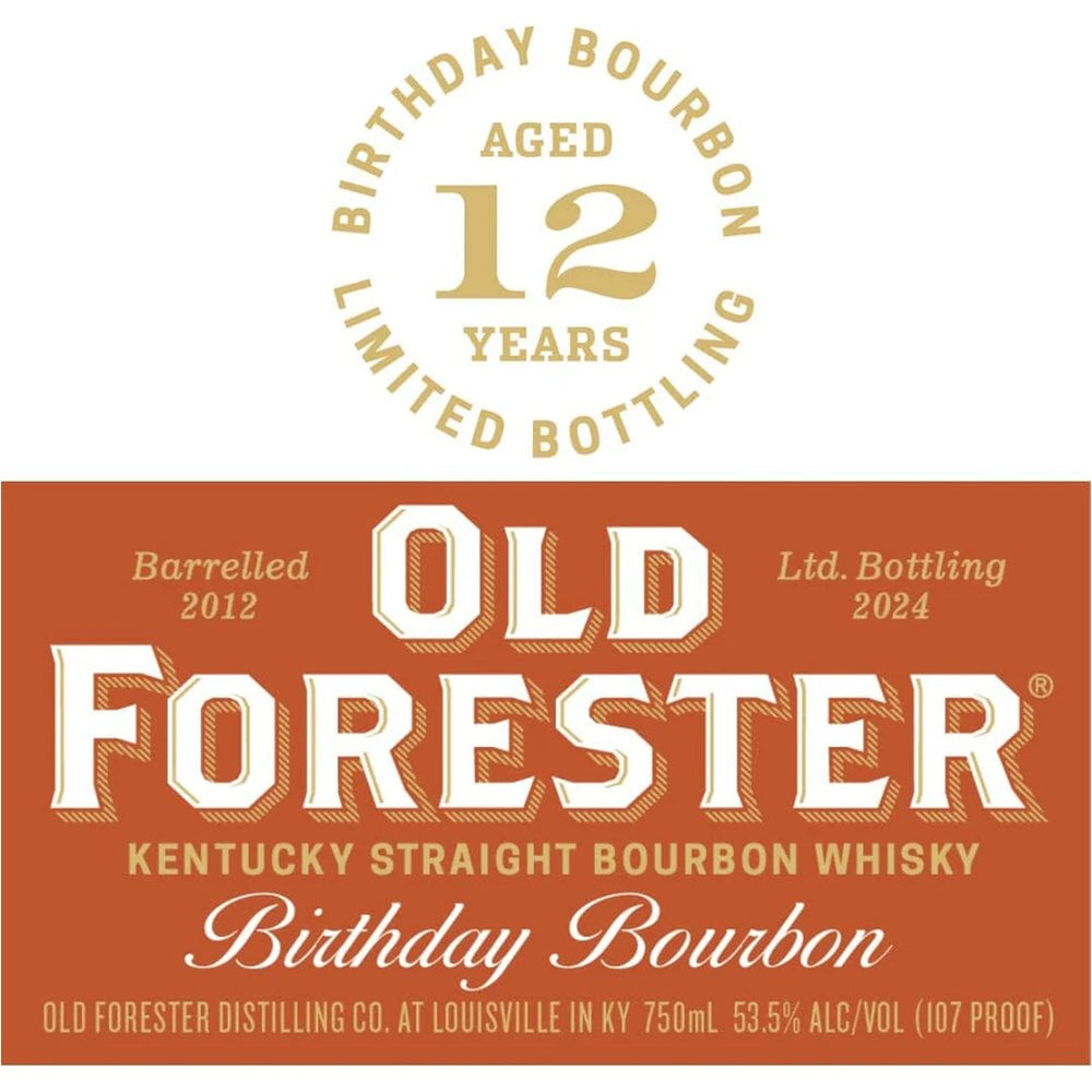 Old Forester Birthday Bourbon - 2024 Release | Liquor Bar Delivery