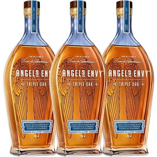 Angel's Envy Triple Oak Straight Bourbon 3 Pack - Liquor Bar Delivery