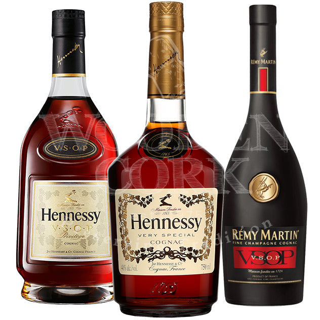 Hennessy Cognac, Hennessy VSOP and Remy Martin VSOP Bundle