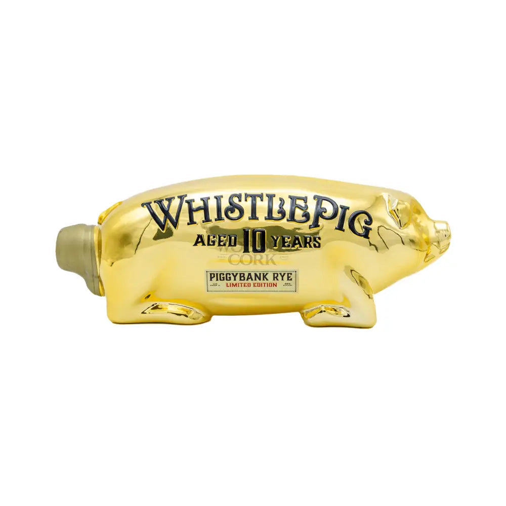 WhistlePig Limited Edition 10 Years Aged Piggybank Rye Gold Edition