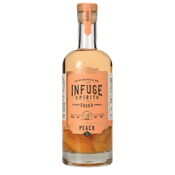 Infuse Spirits Peach Vodka - 750ml - Liquor Bar Delivery