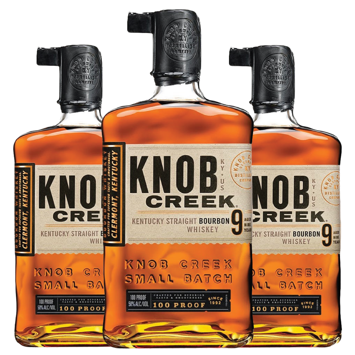 3 Knob Creek Bourbon 9 year Bundle