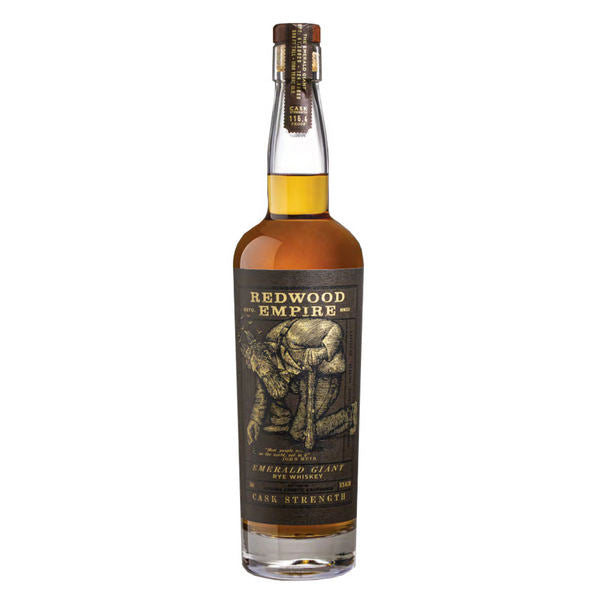 Redwood Empire Emerald Giant Rye Whiskey Cask Strength - 750ml - Liquor Bar Delivery