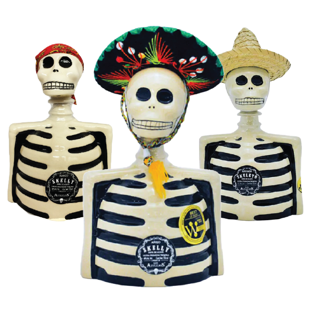 Los Azulejos Skelly Tequila Bundle - 750ml - Liquor Bar Delivery