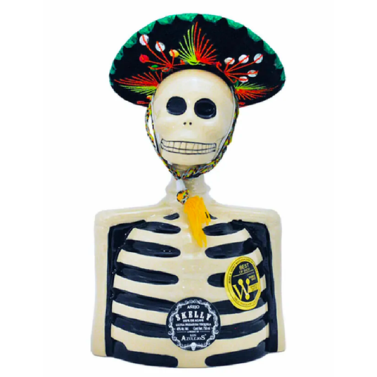 Los Azulejos Skelly Anejo Tequila - 750ml - Liquor Bar Delivery