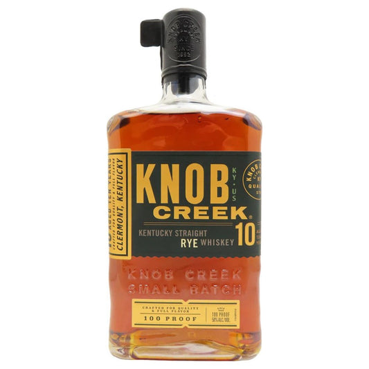 Knob Creek Kentucky Rye Whiskey 100 Proof 10 Year Old 750ml |