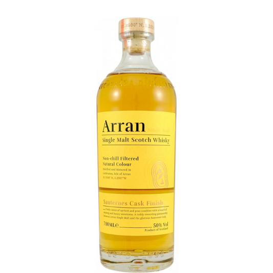 ARRAN Islands Single Malt Scotch Whisky Sauternes Cask - Liquor Bar Delivery