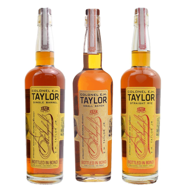 Colonel E.H Taylor Small Batch, Single Barrel and Straight Rye Bundle - 750ml - Liquor Bar Delivery