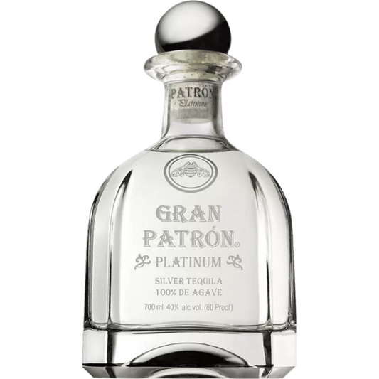 PATRÓN Tequila Gran Platinum - Liquor Bar Delivery