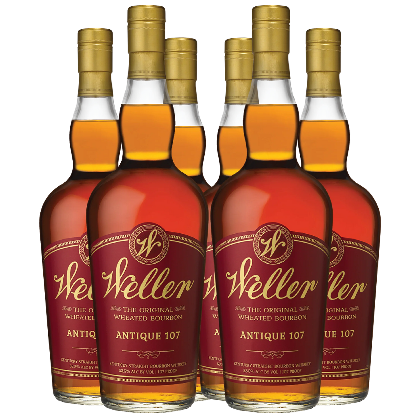 6 - W.L. Weller Antique 107 Bourbon Bundle