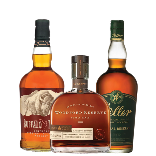 Woodford Reserve Double Oaked Bourbon, Buffalo Trace, Weller Special Reserve - Liquor Bar Delivery