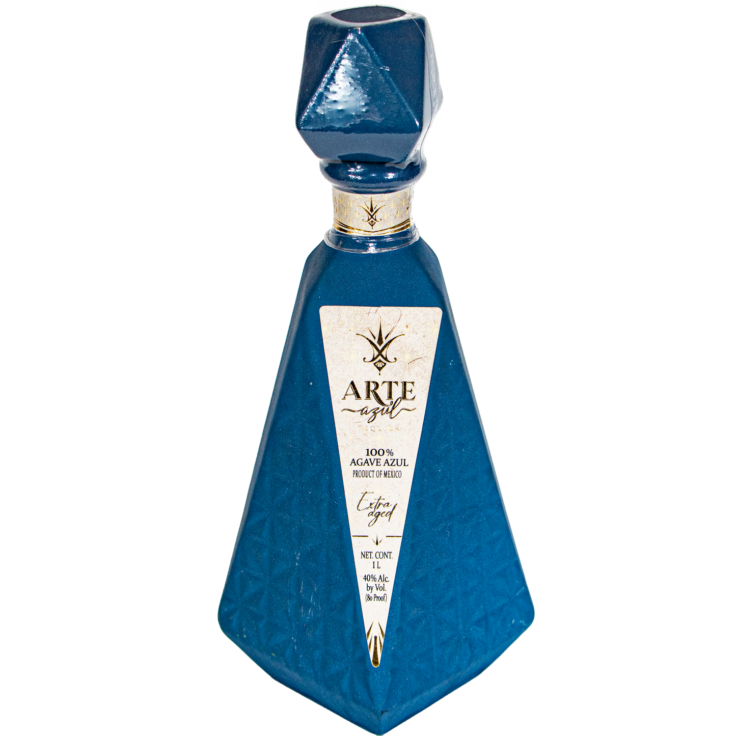 Arte Azul Ceramic Blue Extra Age Anejo Tequila - Liquor Bar Delivery