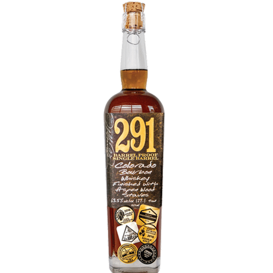 291 Barrel Proof Colorado Bourbon Whiskey - Liquor Bar Delivery