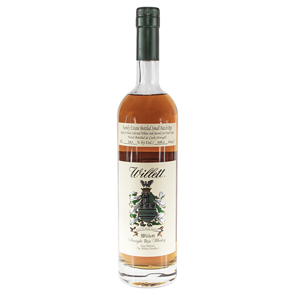 Willett 4yr Straight Rye Whiskey - 750ml - Liquor Bar Delivery