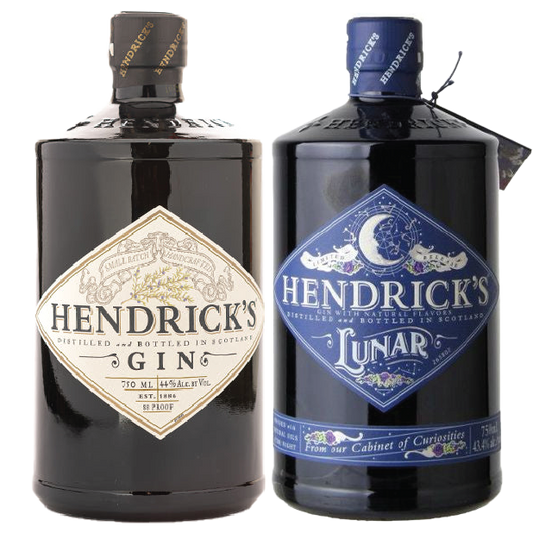 Hendrick's Gin and Lunar Gin Bundle - 750ml - Liquor Bar Delivery