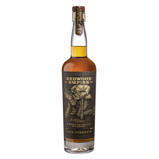 Redwood Empire Emerald Giant Rye Whiskey Cask Strength - 750ml - Liquor Bar Delivery